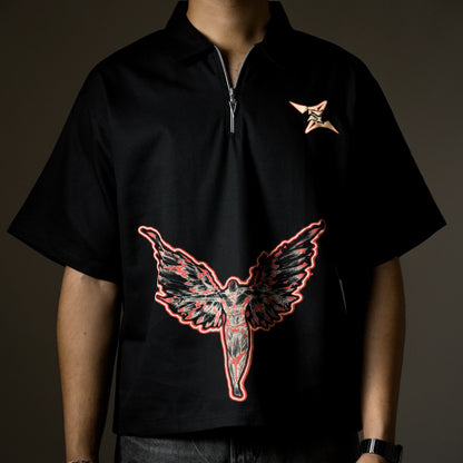 Black Devil Denim Chrome Zipper